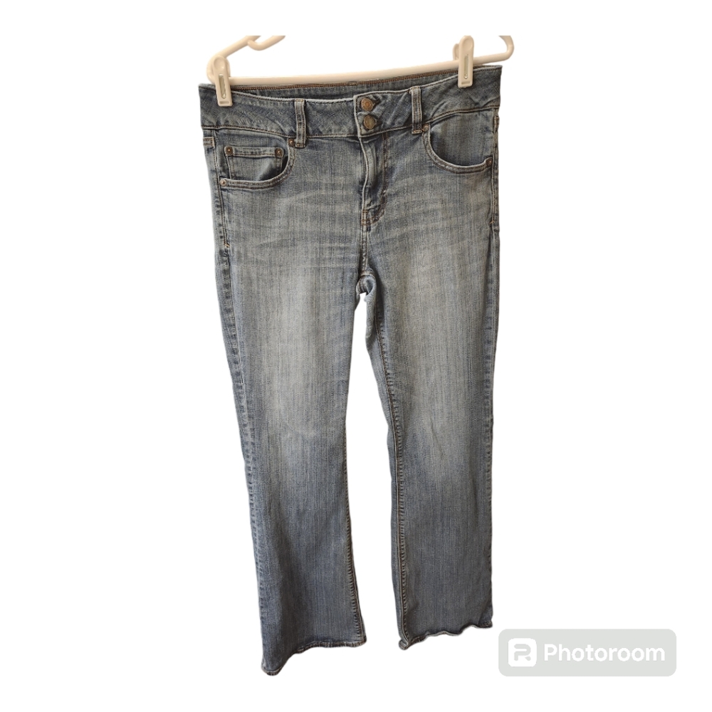 American Eagle super stretch artist flare jeans size 12